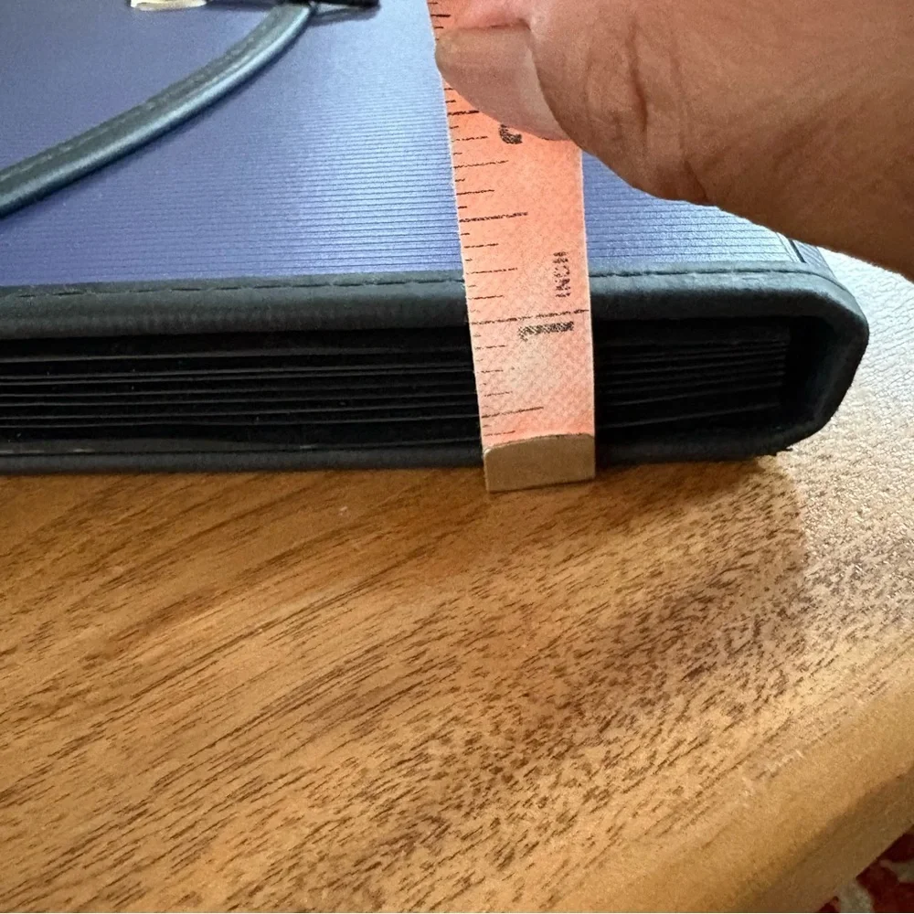 Blue Letter Size 8-Pocket Expanding File